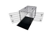 Honden - Nobby Foldbart metal transportbur til bil XL Sort - L62314