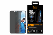 Mobiel - Beschermend glas - PanzerGlass 2-Way Privacy Screen Protector iPhone 16 | 15 | Ultra-Wide Fit w. Fastfit in-a-box - PG97404