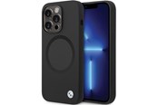 Mobiel - Covers & Cases - BMW BMHMP14LSILBK2 Case for iPhone 14 Pro - Black Signature Liquid Silicone MagSafe - 3666339124069