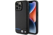 Mobiel - Covers & Cases - BMW Leather Carbon Case for iPhone 15 Pro Max - Black - 3666339143862