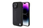Mobiel - Covers & Cases - BMW BMHMP15SSLLBK iPhone 15 6.1" black/black Magsafe Hardcase Signature Logo Imprint - 3666339145347