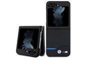Mobiel - Covers & Cases - BMW Leather Carbon Case for Samsung Galaxy Z Flip 5 - Black - 3666339174071