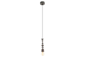 Lampen - EGLO AVOLTRI VINTAGE HANG ANTIEK ZWART - 49375
