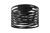 Lampen - EGLO CREMELLA PLAFONDLAMP E27 Ø370 ZWART - 900164