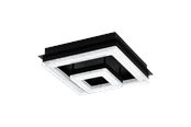 Lampen - EGLO FRADELO 1 LOFT 240X240 ZWART/KRISTAL - 99327