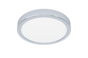 Lampen - EGLO FUEVA 5 PLAFOND Ø210 17W 2000LM IP44 CHROOM - 900641