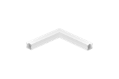 Lampen - EGLO HOEK 90 GRADEN WIT VOOR 98924/98925 - 98926