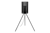 Lampen - EGLO LADUNARA BUITEN STAANDE LAMP E27 ZWART/HELDER - 900259