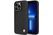 Mobiel - Covers & Cases - BMW BMHCP14L22RQDK iPhone 14 Pro 6.1" black/black Leather Quilted - 3666339066468