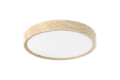 Lampen - EGLO MUSURITA PLAFOND Ø340 HOUTKLEURIG/WIT - 901126