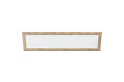 Lampen - EGLO PIGLIONASSO PLAFOND 1245X345 RUSTIEK HOUT/WIT - 99437