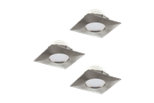 Lampen - EGLO PINEDA INBOUWSET 3X500LM 78X78 BS - 95803