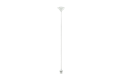 Lampen - EGLO YORTH HANG E27 2M TEXTIEL WIT - 33584