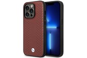 Mobiel - Covers & Cases - BMW BMHMP14X22RFGR iPhone 14 Pro Max 6.7" Burgundy/burgundy Leather Diamond Pattern MagSafe - 3666339088934