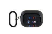 Mobiel - Overige accessoires - BMW BMAP222SWTK AirPods Pro 2 gen cover black/black Multiple Colored Lines - 3666339123871