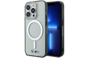Mobiel - Covers & Cases - BMW BMHMP14XHCRS iPhone 14 Pro Max 6.7" transparent hardcase Silver Ring MagSafe - 3666339122379