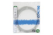 Netwerk - kabel - Deltaco patch cable - 5 m - grey - Grijs - TP-65-SLIM