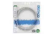 Netwerk - kabel - Deltaco patch cable - 10 m - grey - Grijs - TP-610-SLIM