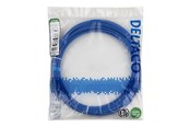 Netwerk - kabel - Deltaco patch cable - 15 m - blue - Blauw - TP-615B-SLIM