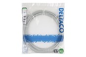 Netwerk - kabel - Deltaco patch cable - 15 m - grey - Grijs - TP-615-SLIM