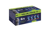 Katten - Brit Premium by Nature Value pack Adult Box - wet cat food - 40x100g - 8595602585861