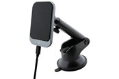 Mobiel - Adapters & Opladers - BMW BMMWCCDTPK 15W induction holder for glass/grille black/black MagSafe Signature Edition - 3666339170752