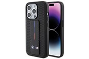Mobiel - Covers & Cases - BMW Grip Stand Smooth & Perforated case for iPhone 15 Pro - black - 3666339204587