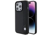 Mobiel - Covers & Cases - BMW Leather Blue Dots iPhone 15 Pro Max Case - Black - 3666339142339