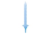 Speelgoed - Globos Cake Candles with Holders Light Blue - 12 pcs. - 1106