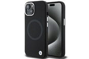 Mobiel - Covers & Cases - BMW Signature Liquid Silicone MagSafe case for iPhone 15 - black - 3666339144647