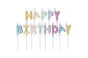 Speelgoed - Globos Cake Candle Set "Happy Birthday" Pastel Colors - 1101