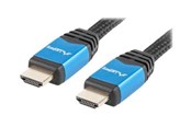 Beelscherm- en tv-kabel - Lanberg HDMI cable with Ethernet - 3 m - CA-HDMI-20CU-0030-BL