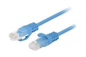 Netwerk - kabel - Lanberg patch cable - 50 cm - blue RAL 5012 - Blauw - PCU6-20CC-0050-B