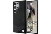 Mobiel - Covers & Cases - BMW BMHCS24L23RCGPK S24 Ultra S928 black/black hardcase Signature Leather Crossing Lines Pattern - 3666339242640