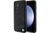 Mobiel - Covers & Cases - BMW BMHCS24M23RCGPK S24+ S926 black/black hardcase Signature Leather Crossing Lines Pattern - 3666339242633