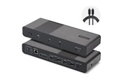 Docking station - StarTech.com Startech - docking station - USB4 / Thunderbolt 4 / Thunderbolt 5 - 2 x DP 2 x HDMI - 1GbE 2.5GbE - TAA Compliant - 206UE-TB5USB4DOCK