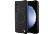 Mobiel - Covers & Cases - BMW BMHMS24S23RTPK S24 S921 black/black hardcase Signature Leather Half Textured & Circle MagSafe - 3666339242596