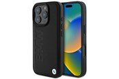 Mobiel - Covers & Cases - BMW Leather Hot Stamp iPhone 16 Pro Case - Black - 3666339349721