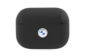Mobiel - Overige accessoires - BMW BMAP2SSLBK AirPods Pro 2 (2022/2023) cover black/black Geniune Leather Silver Logo - 3666339112295