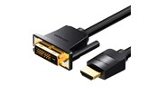 Beelscherm- en tv-kabel - Vention HDMI to DVI (24+1) Cable 3 m - Black - ABFBI