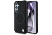 Mobiel - Covers & Cases - BMW Leather Half Textured MagSafe Case for Samsung Galaxy S25 - Black - 3666339448776