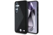 Mobiel - Covers & Cases - BMW Leather Oversized Stripes MagSafe case for Samsung Galaxy S25 - black - 3666339448783