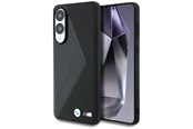 Mobiel - Covers & Cases - BMW Leather Oversized Stripes MagSafe case for Samsung Galaxy S25 Edge - black - 3666339477097