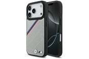 Mobiel - Covers & Cases - BMW M Tricolor Metal Logo MagSafe Case for iPhone 17 Pro - Gray - 3666339480387