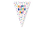 Speelgoed - Globos Happy Birthday Bunting - 10m - 7175