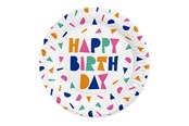 Speelgoed - Globos Paper Plates 23cm Happy Birthday - 8 pcs. - 7178