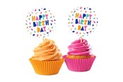 Speelgoed - Globos Taartprikkers Happy Birthday - 12st. - 7181