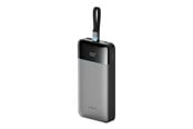 Powerbank - CUKTECH LPB252N 120W 25000mAh Powerbank with Built-in USB-C Cable - Grey - 25000 mAh - LPB252N grey