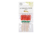 Speelgoed - Globos Aloha Paper Parasol Cocktail Picks - 8cm - 9327