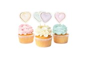 Speelgoed - Globos Taartprikkers Watercolors Hearts - 12st. - 4487